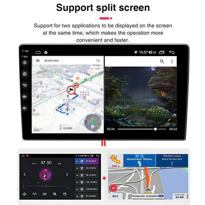 Toyota Android Head Unit   Eforcase Car Stereo Radio with Carplay Android Auto for Toyota Fj Cruiser 2007-2013, Android 13.0 9 inch Touch Screen Radio Support WiFi GPS FM/RDS/SWC Bluetooth with AHD Camera