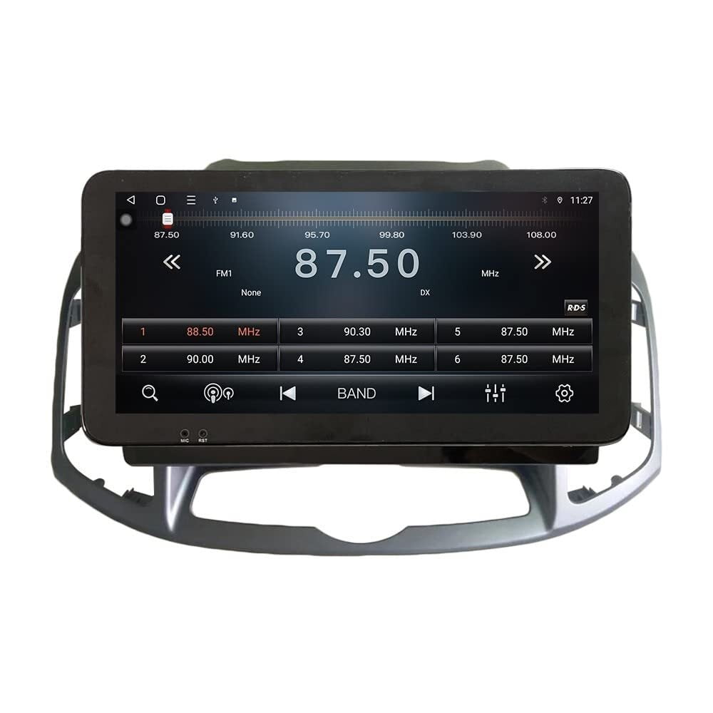 Sovob Android Radio CarPlay & Android Auto Autoradio Car Navigation Stereo Multimedia Player GPS Touchscreen RDS DSP BT WiFi Headunit Replacement For Chevrolet Captiva 2011-2017, if applicable