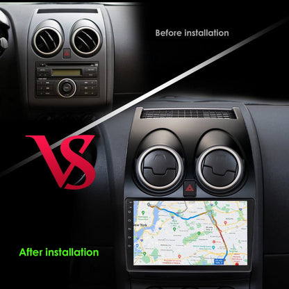 9" Android 12 Apple Carplay Wifi 2+32GB Car Stereo Radio GPS Navigation Player For Nissan Qashqai 2006-2013