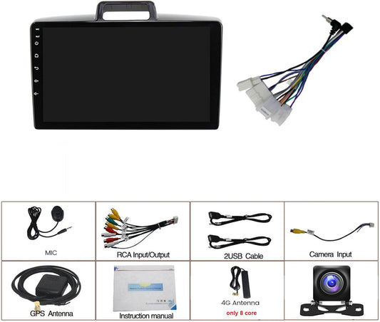 Toyota Android Head Unit   DEHIWI Android 13 Car Stereo GPS Navigation Head Unit for Toyota Corolla Axio 2015~2017 Car Radio with 720P Backup Camera Supports Bluetooth WiFi SWC FM Radio Mirror Link Carplay
