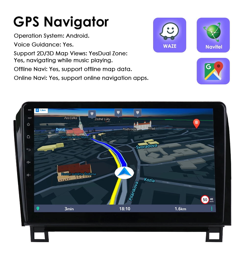 Toyota Android Head Unit   GPS Navigation Android 12 Bluetooth Carplay Wifi RDS Car Stereo Radio Head Unit For Toyota Tundra 2007 2008 2009 2010 2012 2013