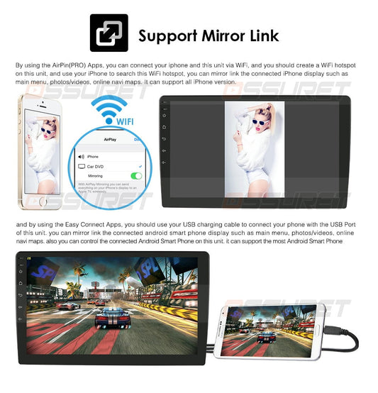 For Jeep Wrangler JL/ Gladiator Bluetooth Android 12 Carplay 2+32GB Wifi Car Stereo Radio Head Unit GPS Navigation Player