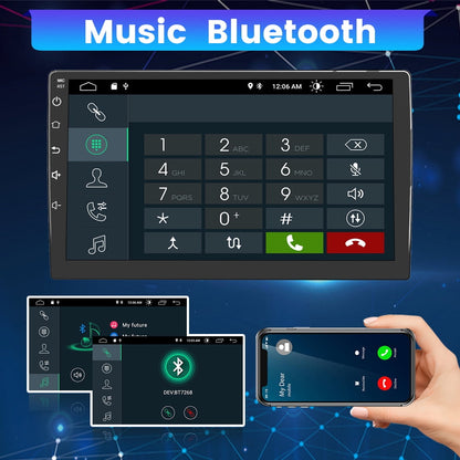 Awesafe Car Radio Stereo Carplay Andriod 12 32GB Compatible for Jeep Wrangler 2011-2014 with Android Auto 10 Inch HD Touchscreen Bluetooth GPS Navigation