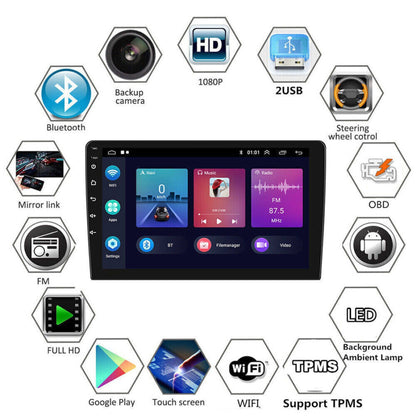 Zcargel 9 Inch For Honda Civic 2000 2001 2002 2003 2004 2005 Car Stereo Radio with Apple CarPlay and Android Auto, Android 13.0 Touch screen Head Unit with Backup 2GB+32GB Honda Android host