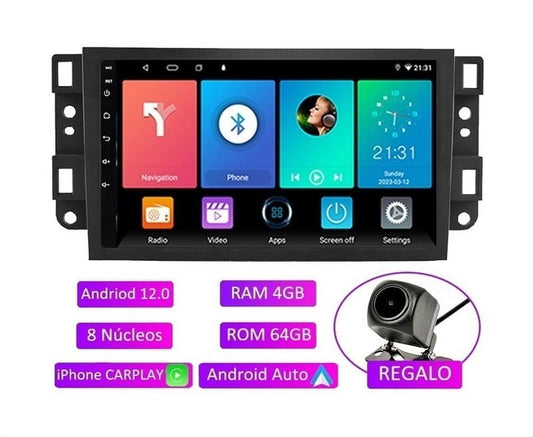 Stereo Chevrolet Silverado 2007-2013 Android Carplay 4+64g