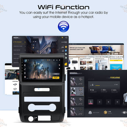 For Ford F150 2009-2012 Apple Carplay Android 13 Car Stereo Radio WiFi GPS *