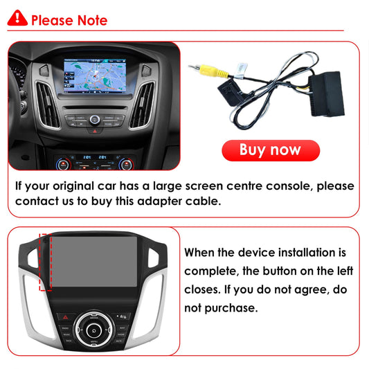 GPS Navigation Android 12 Carplay 2+32GB Wifi Bluetooth Car Stereo Radio Head Unit For Ford Focus 2012-2017 2013 2014 2015