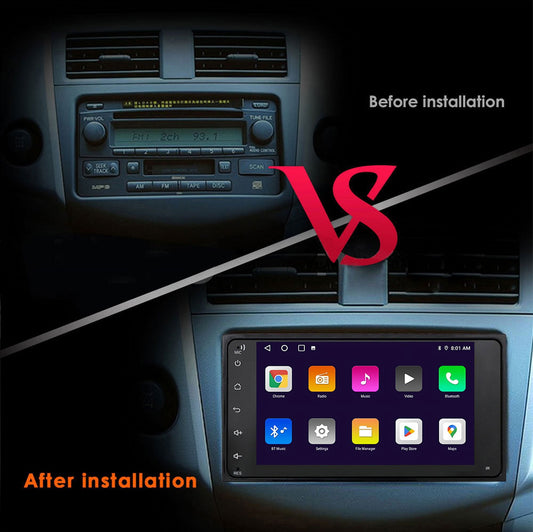 Toyota Android Head Unit   Bluetooth Android 12 Carplay 2+32GB Car Stereo Radio Head Unit GPS Navigation For Toyota RAV4 Prado Corolla Hilux Tundra Camry
