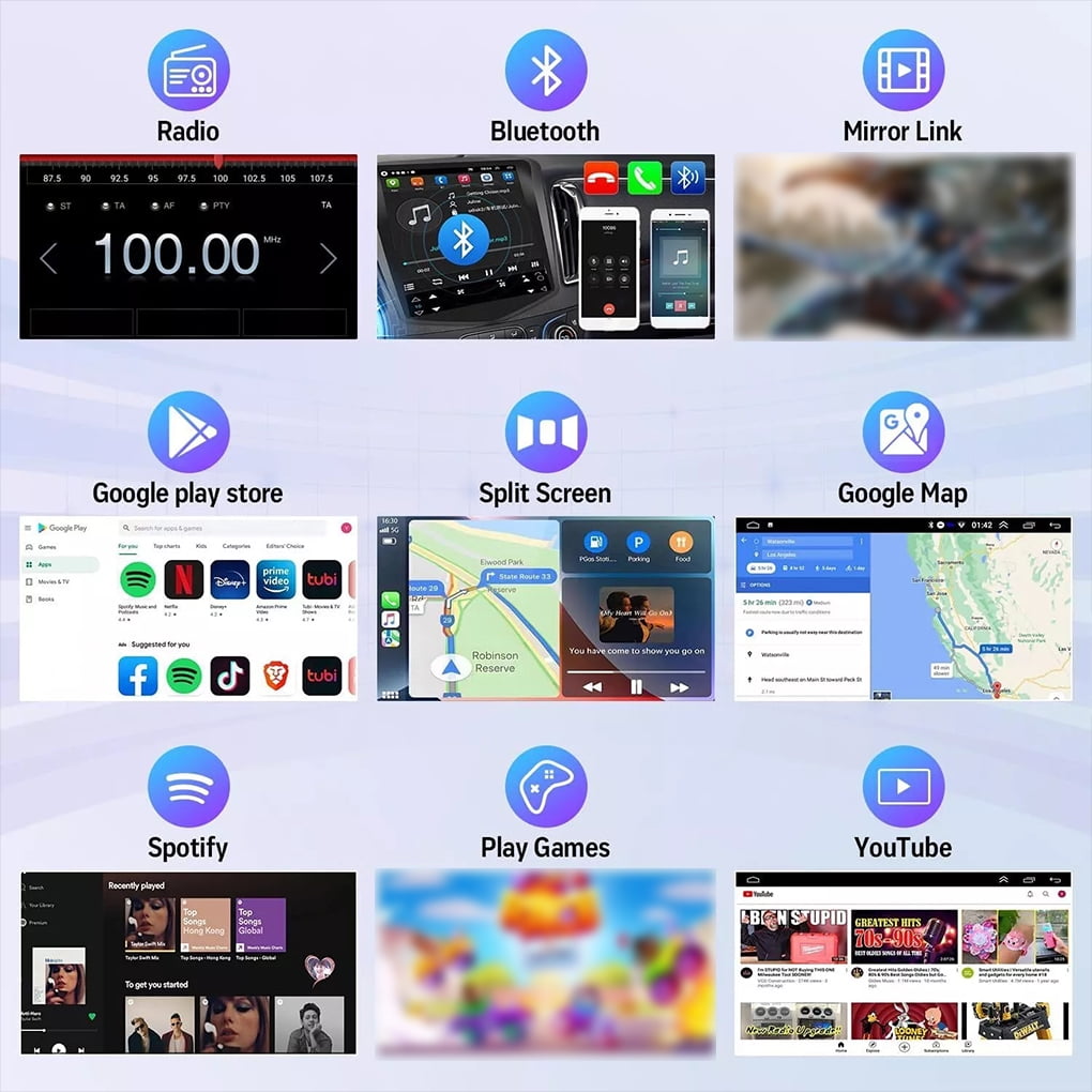 For 2013-2017 Honda Civic Radio Apple CarPlay Android 13 Car Stereo Touch Screen(2+32G) Honda Android host