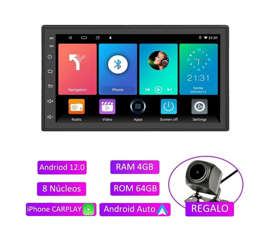 Stereo Nissan Sentra 2007-2012 Android Carplay Gps 4+64g