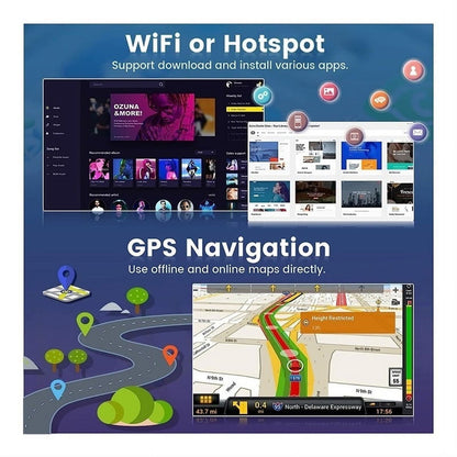 Stereo Honda Accord 2003-2007 Android Carplay Wifi 2+32G Honda Android host