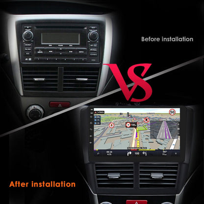 Android 13.0 Apple Carplay 2+32GB Wifi Bluetooth Car Stereo Radio Head Unit GPS Navigation Player For Subaru Forester 2008 2009 2010 2011 2012/ Impreza 2008-2011