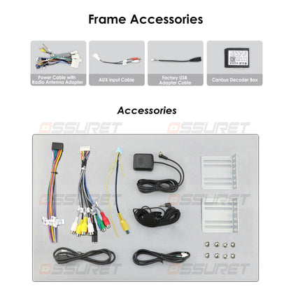 For Nissan X-Trail 3 Rogue Qashqai 2 2013-2017 Bluetooth Android 12 Wifi 2+32GB Car Stereo Radio Head Unit GPS Navigation Wireless Apple Carplay
