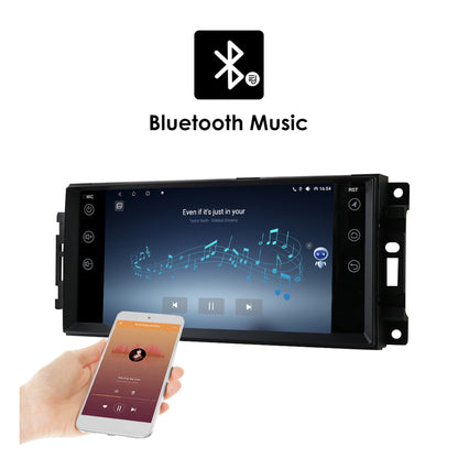 Android 13 Bluetooth Apple Carplay 2+32GB Wifi RDS Car Stereo Radio Head Unit GPS Navigation Player For Dodge Caliber Journey Challenger Dakota Durango Avenger Ram Pickup Series 2009-2011