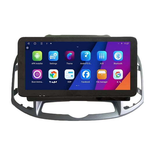 Sovob Android Radio CarPlay & Android Auto Autoradio Car Navigation Stereo Multimedia Player GPS Touchscreen RDS DSP BT WiFi Headunit Replacement For Chevrolet Captiva 2011-2017, if applicable