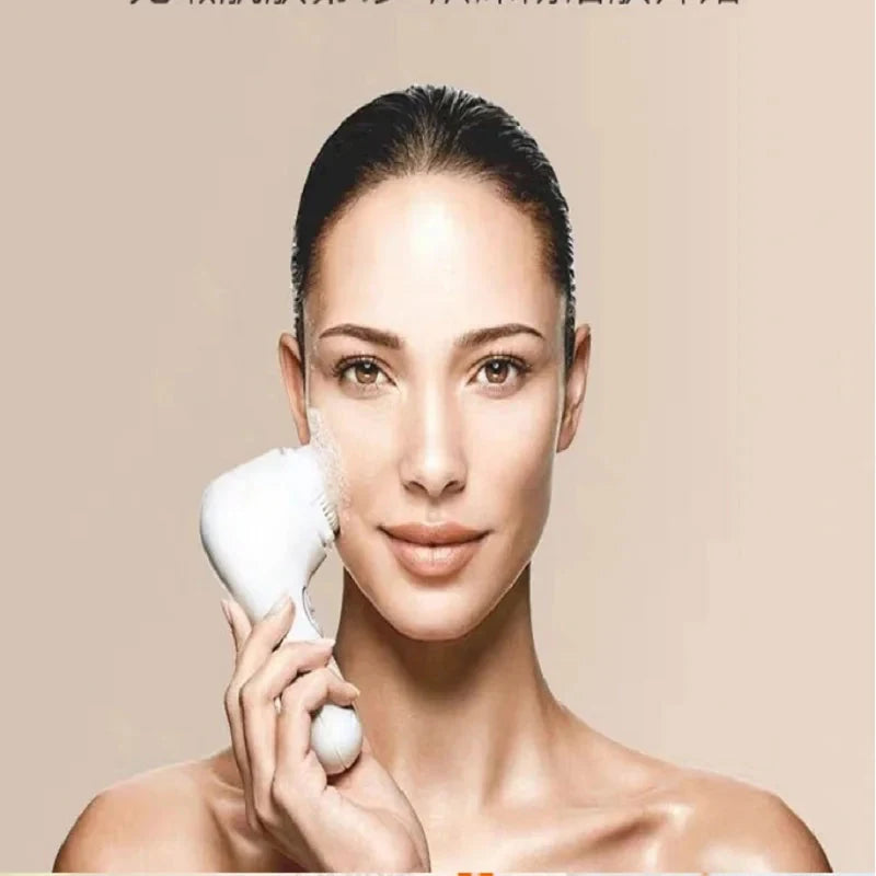 Wave Wholesale — Pro Ultrasonic Face Brush — Face — detail close-up