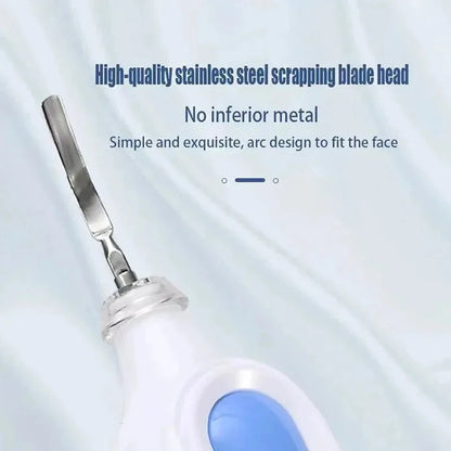 Wave Wholesale — Portable Ultrasonic Skin Scrubber — Skin — detail close-up