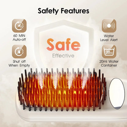 Wave Wholesale — Steam Straightener Comb 3s — Ionic — size and scale view
