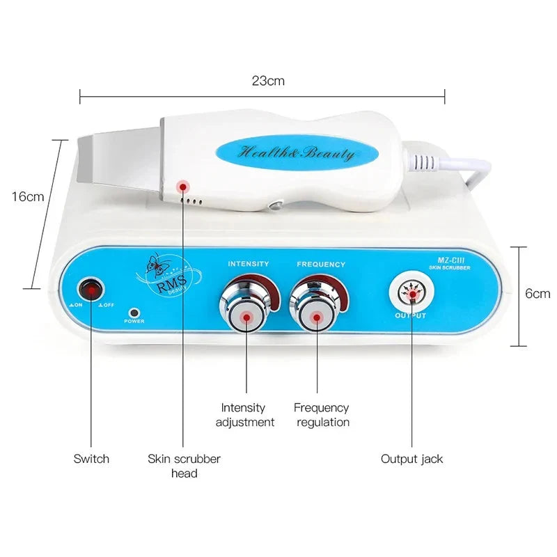 Wave Wholesale — Ultrasonic Skin Scrubber Deep — Cleaning — in-use lifestyle view
