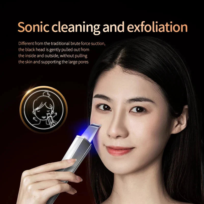 Wave Wholesale — Ultrasonic Skin Scrubber - — Scrubber — detail close-up
