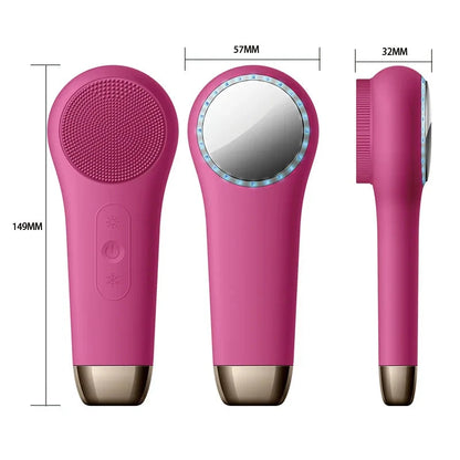 Wave Wholesale — Waterproof Facial Cleansing Brush — Vibration — in-use lifestyle view